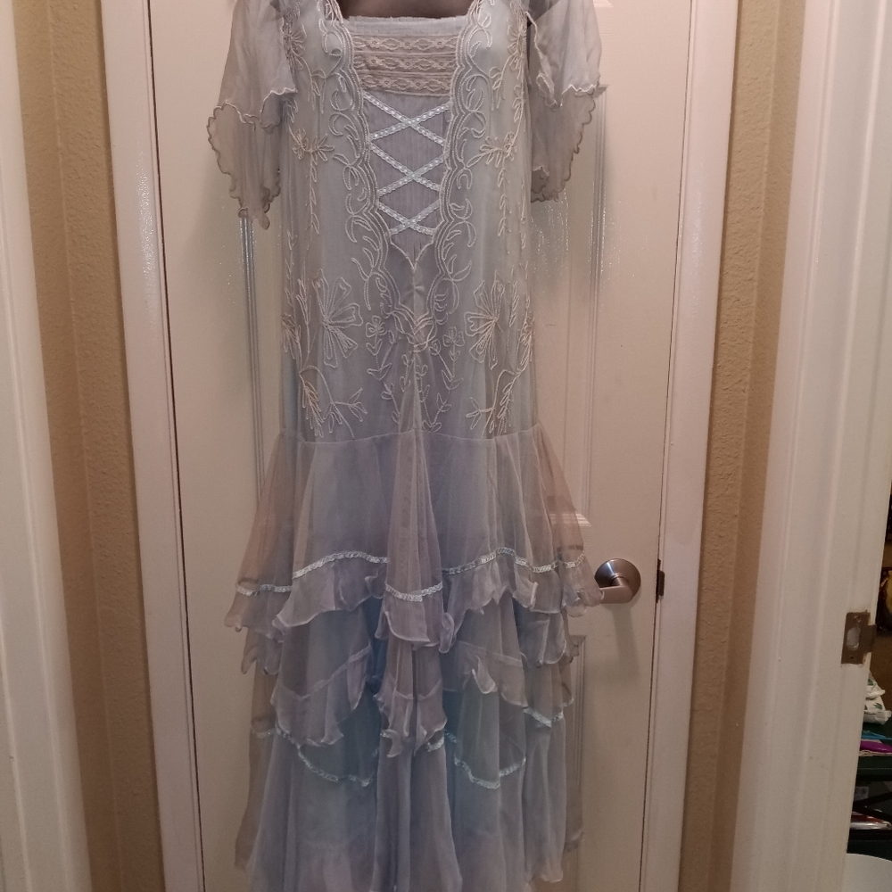 NWT Rare Nataya Elegant Vintage Look Dress Sz Small - Picture 5 of 7